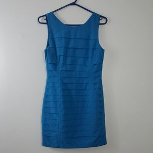 Ark & Co Blue Pleated Tank Dress Size  S